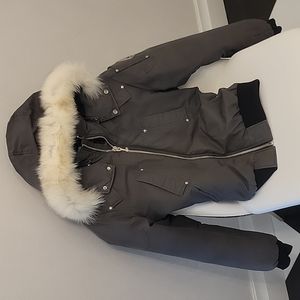 Moose Knuckles Ballistic Bomber- Grey Men's small